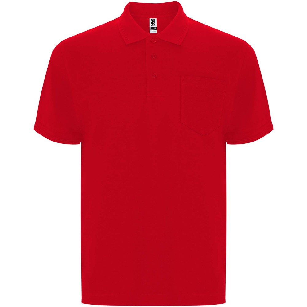 Centauro 220 g/m² Premium unisex polo met korte mouwen - Rood