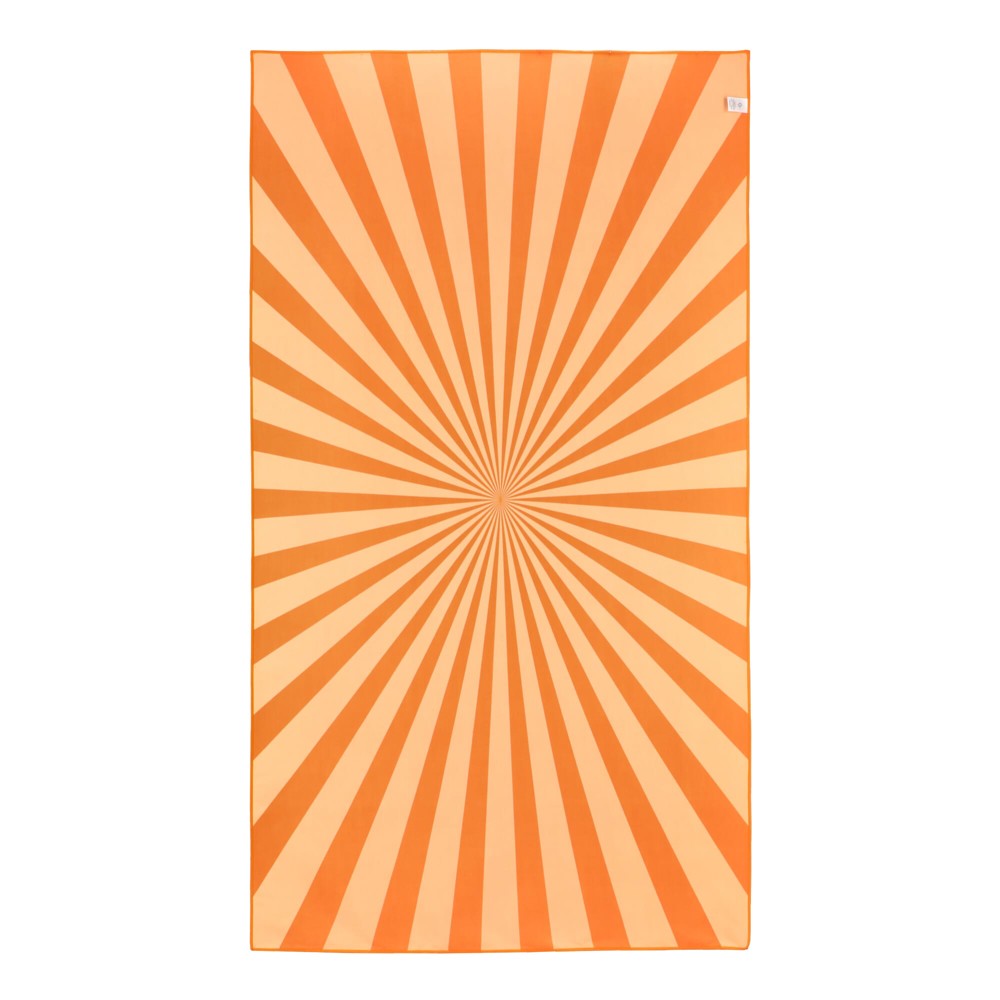 R-PET sneldrogende strandlaken 100x180cm met opbergzak (200g/m²) sublimatie