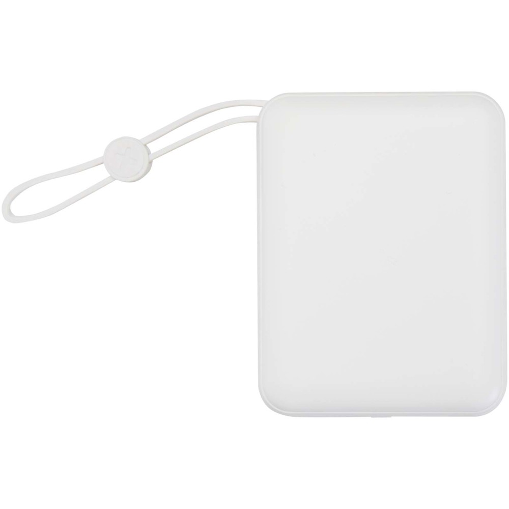 Acrux tabletpowerbank van 10.000 mAh 35 W met ingebouwde Type-C kabel van gerecycled plastic