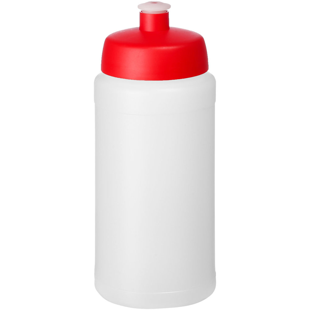 Baseline® Plus 500 ml drinkfles met sportdeksel - Transparent, Rood