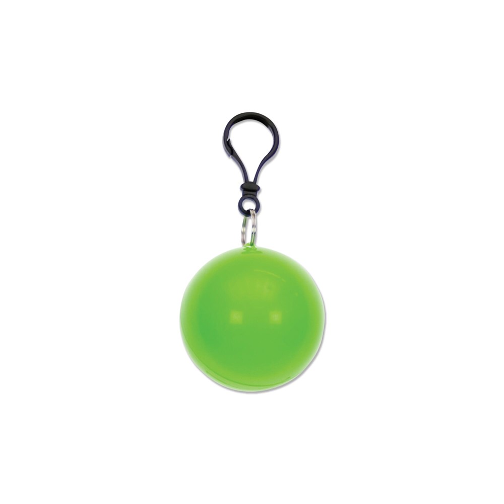 Bal met regenponcho - Lichtgroen
