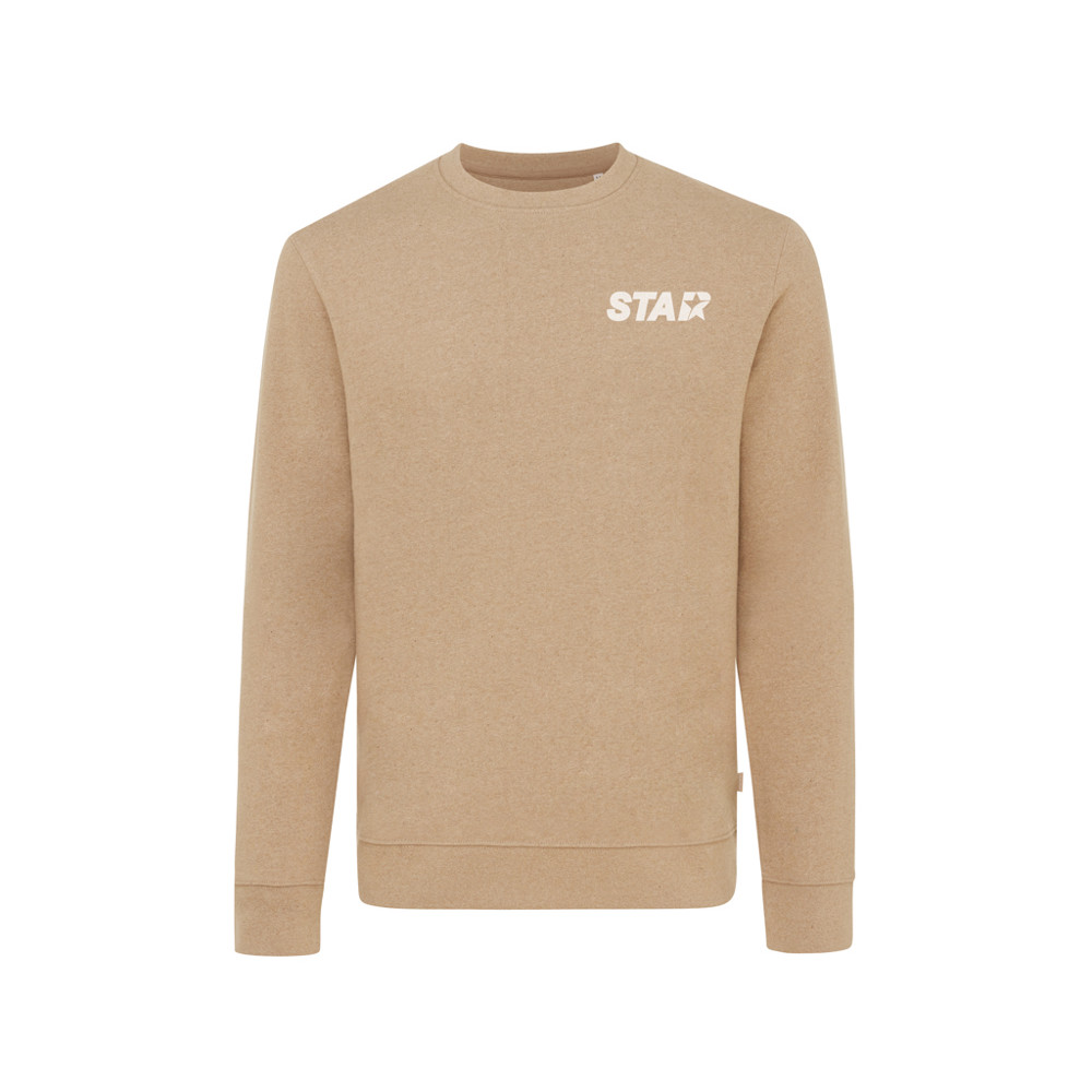IQONIQ Denali gerecycled katoen sweater ongeverfd