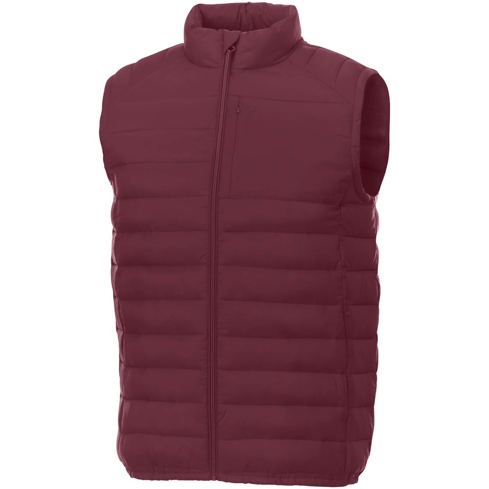 Pallas heren gerecycleerde geïsoleerde bodywarmer - Diep bordeauxrood