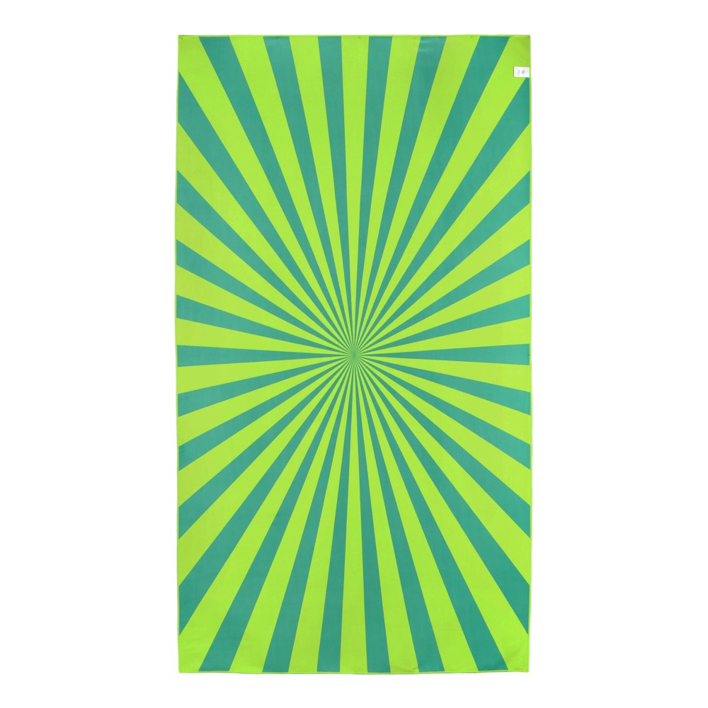 R-PET sneldrogende strandlaken 100x180cm met opbergzak (200g/m²) sublimatie