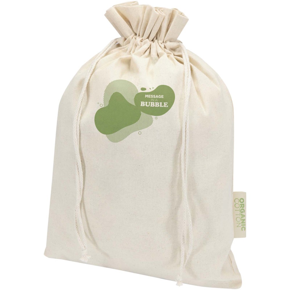 Odisha 140 g/m² OCS biologisch katoenen geschenktas – 42 x 30 cm
