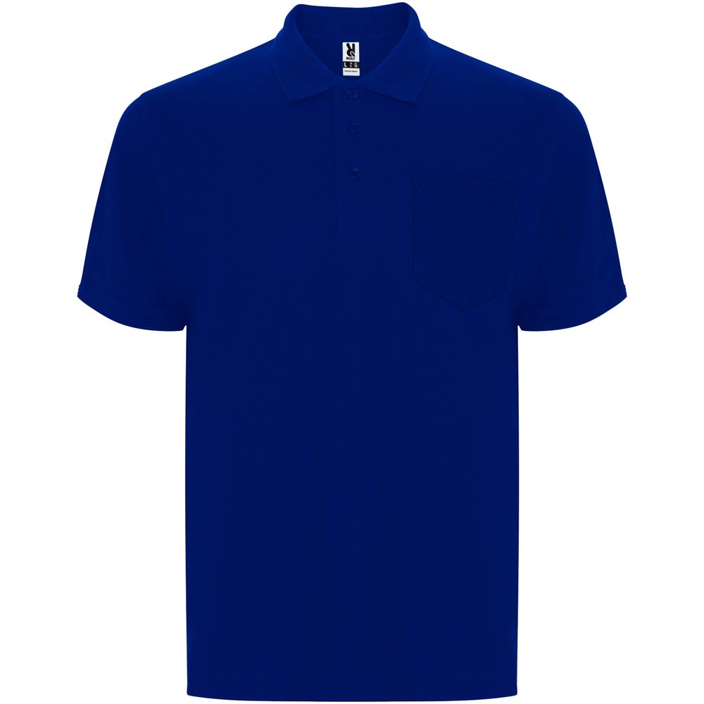 Centauro 220 g/m² Premium unisex polo met korte mouwen - Blauw