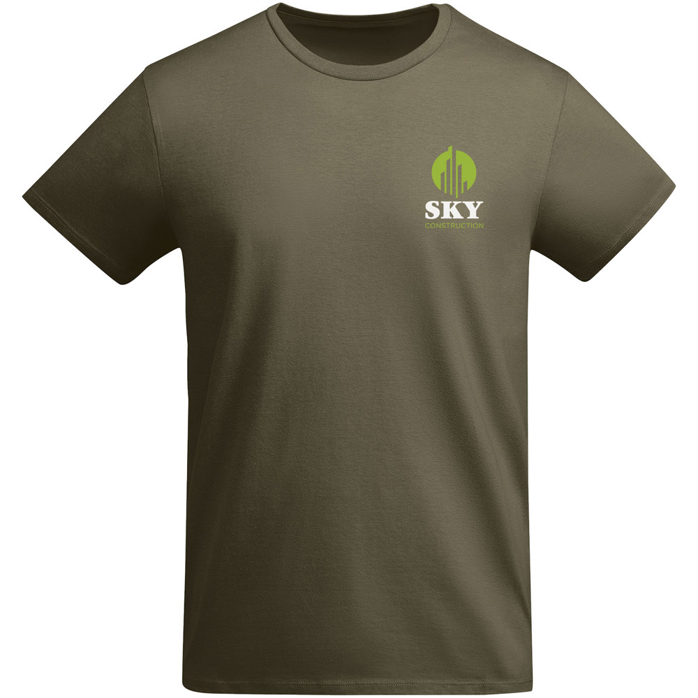 Breda 175 g/m² biologisch katoenen herenshirt met korte mouwen