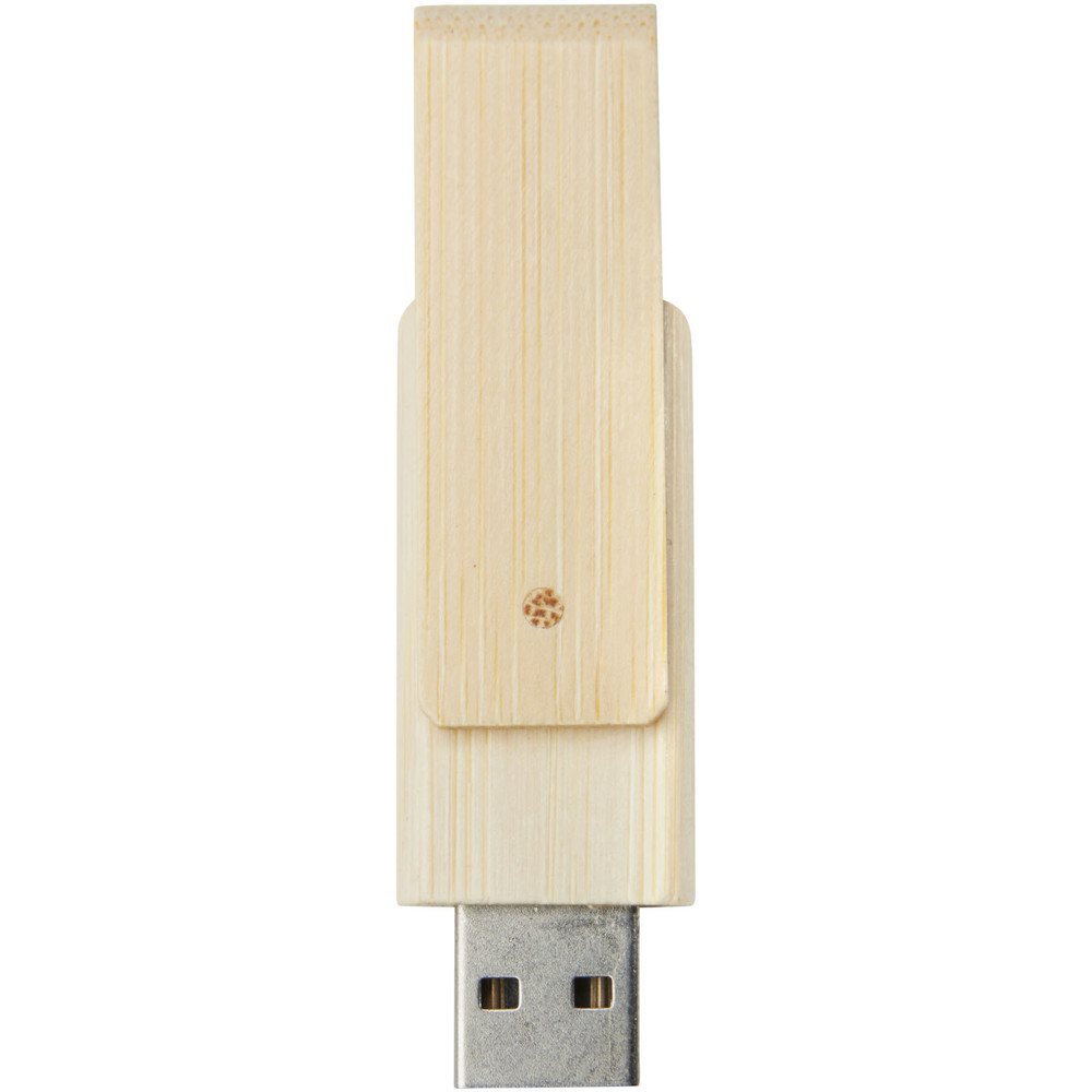 Rotate USB flashdrive van 4 GB van bamboe