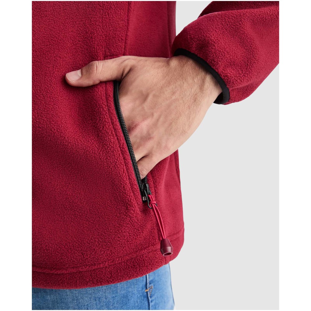 Luciane fleece herenjack met volledige rits