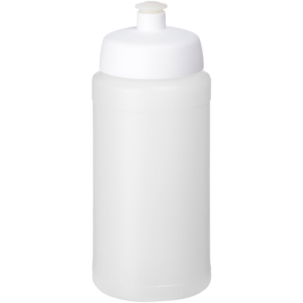Baseline® Plus 500 ml drinkfles met sportdeksel - Transparent, Wit