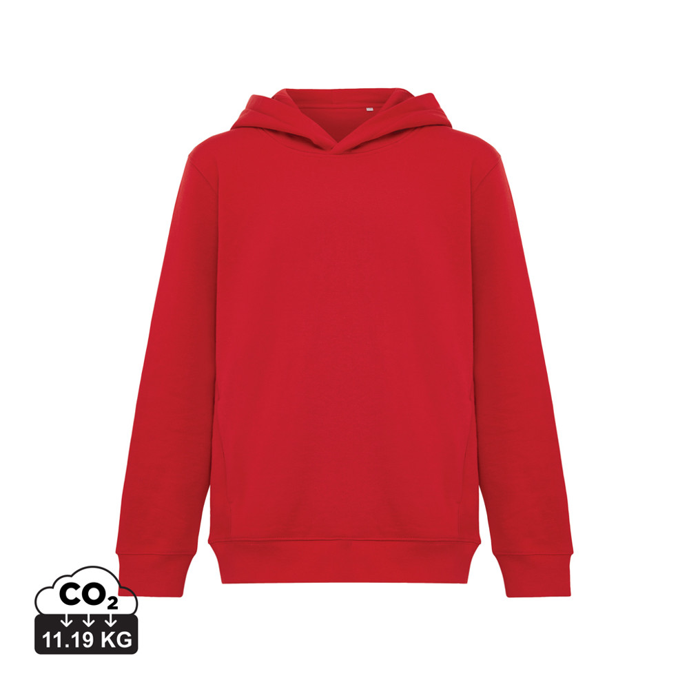 IQONIQ Yengo kids recycled katoen hoodie met steekzakken