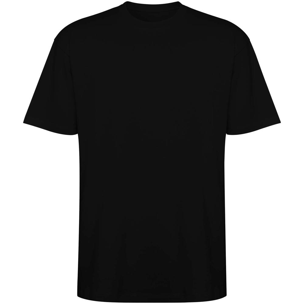 Bull 210 g/m² oversized unisex T-shirt met korte mouwen - Zwart