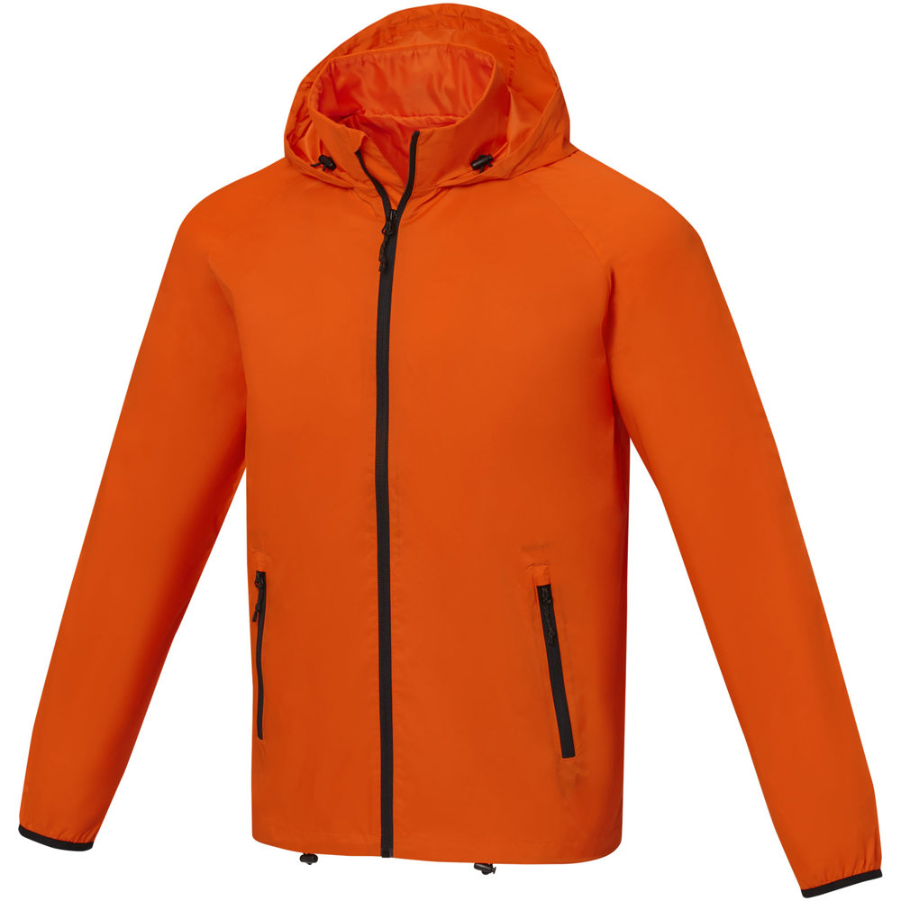 Dinlas lichtgewicht heren jas - Oranje