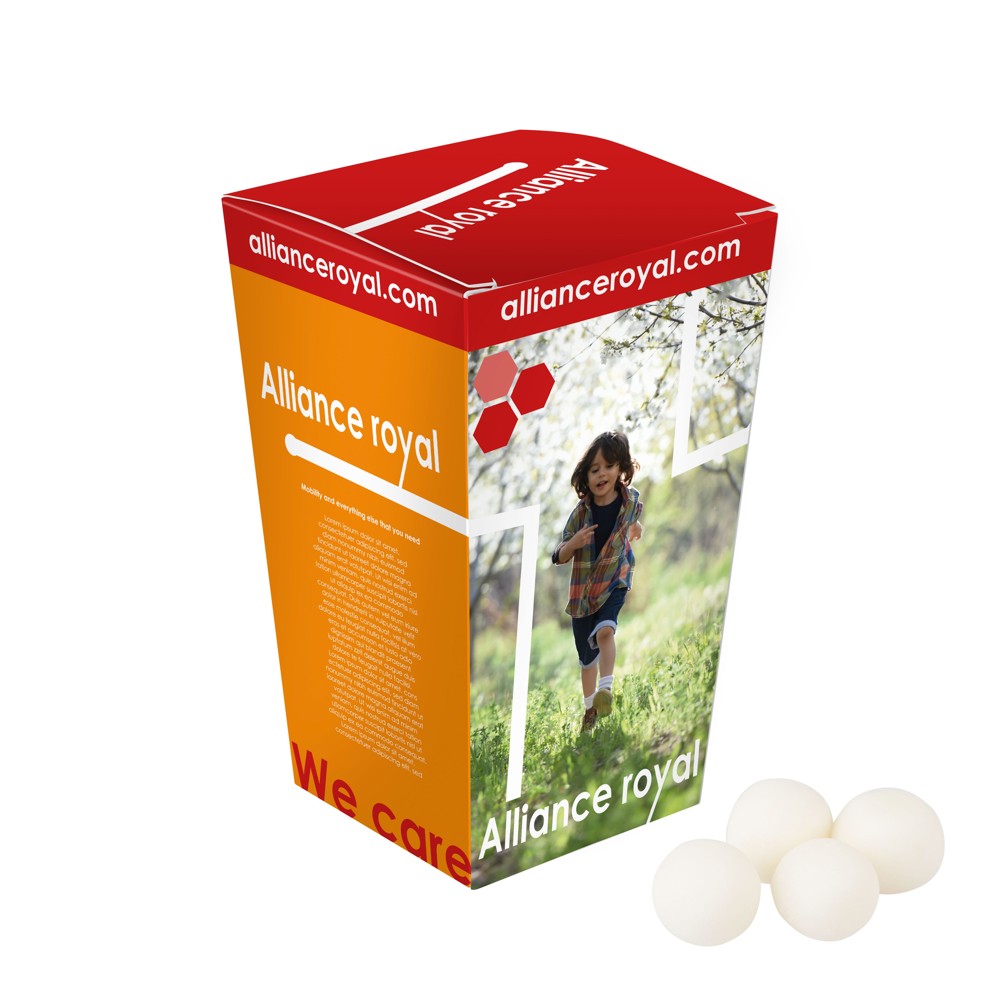 Autobekerhouder doosje - Wit
