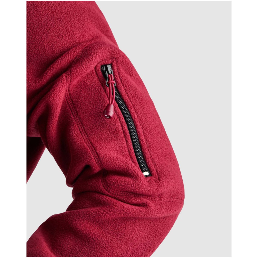 Luciane fleece herenjack met volledige rits