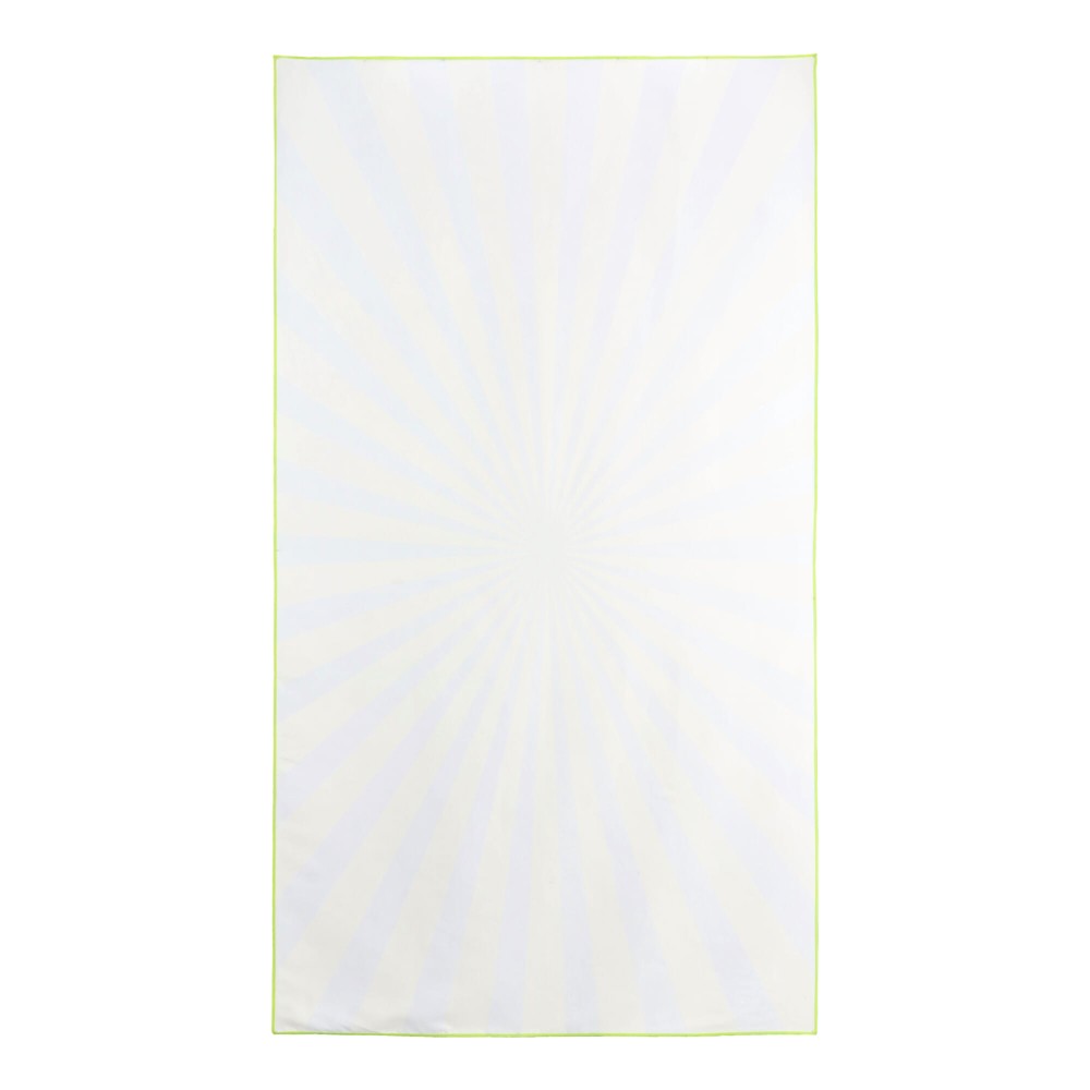 R-PET sneldrogende strandlaken 100x180cm met opbergzak (200g/m²) sublimatie