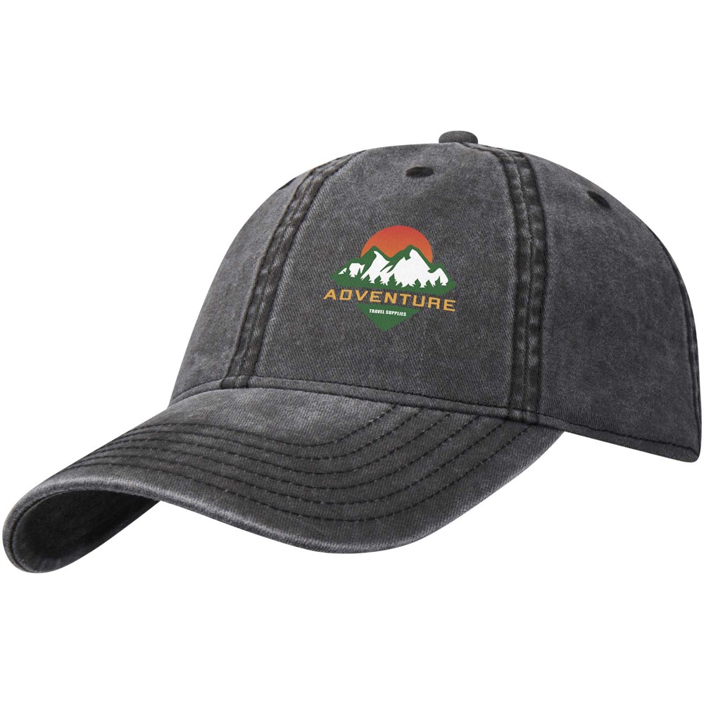 Grafton 270 g/m² 6 panel gewassen cap