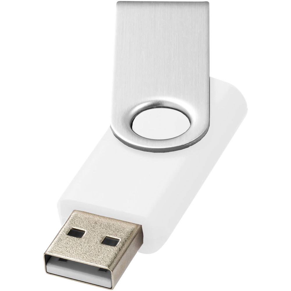 Rotate-basic USB 2GB - Wit, Zilver