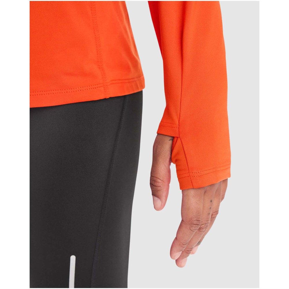 Estambul 200 g/m² damessweater met lange mouwen en halve rits
