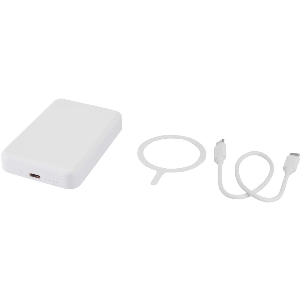 Acrab magnetische draadloze powerbank van 5000 mAh 15 W met 20 W PD van gerecycled plastic