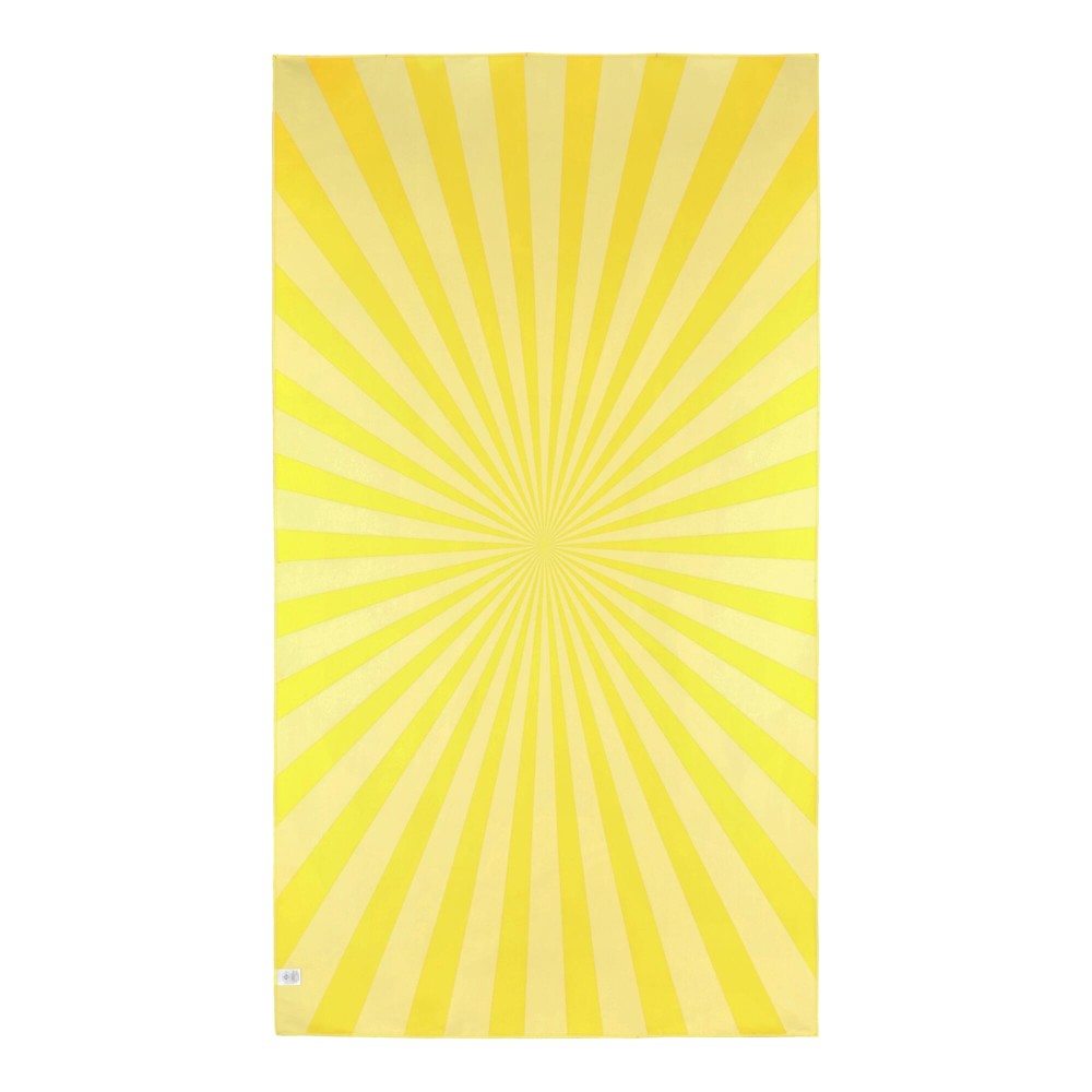 R-PET sneldrogende strandlaken 100x180cm met opbergzak (200g/m²) sublimatie