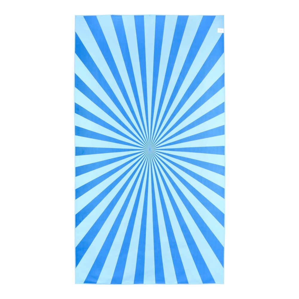 R-PET sneldrogende strandlaken 100x180cm met opbergzak (200g/m²) sublimatie