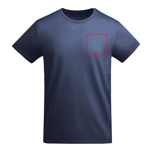 Breda 175 g/m² biologisch katoenen herenshirt met korte mouwen