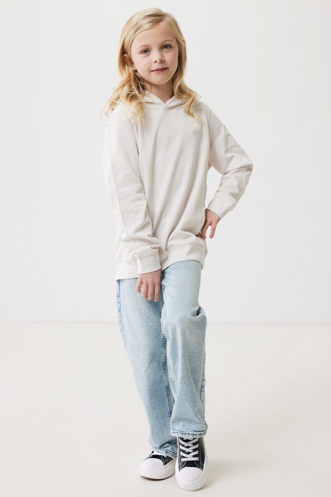 IQONIQ Yengo kids recycled katoen hoodie met steekzakken