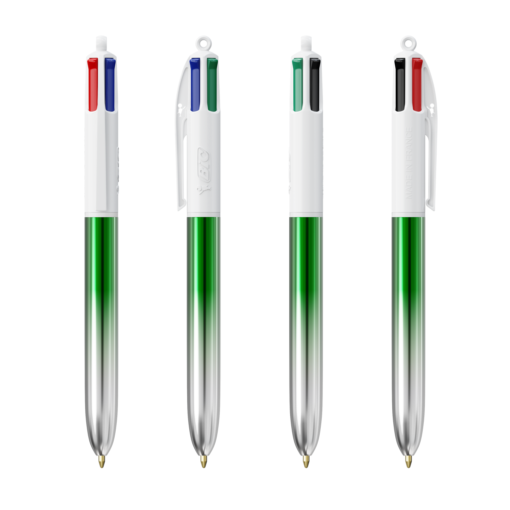 BIC® 4 Colours® Bicolor + lanyard