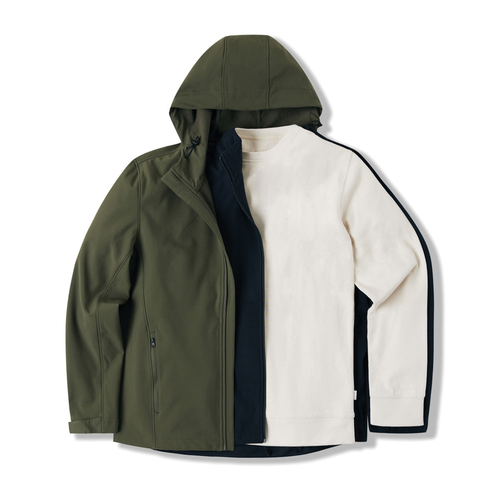 IQONIQ Makalu gerecycled polyester softshell jas