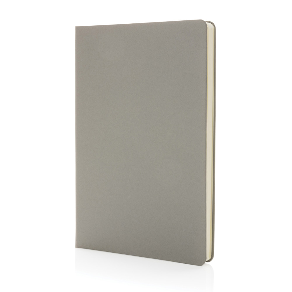 A5 hardcover notitieboek - grijs (± PMS 2332C)