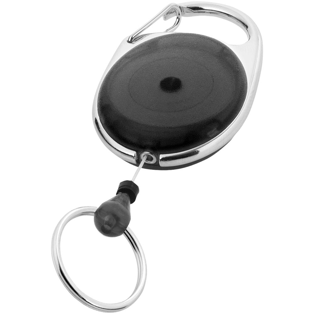 Gerlos sleutelhanger en rollerclip - Zwart