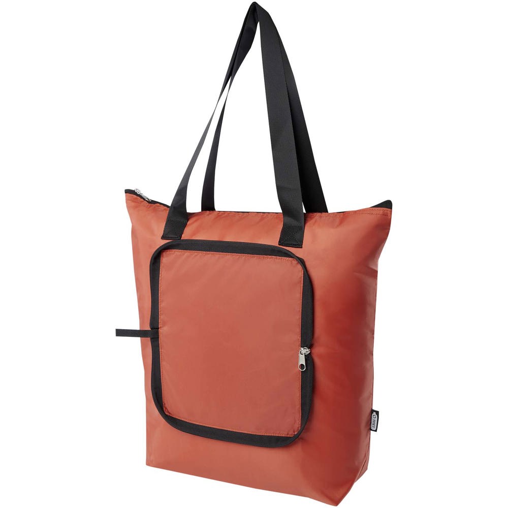 EcoFold RPET opvouwbare koeltas 15 l - Baksteen