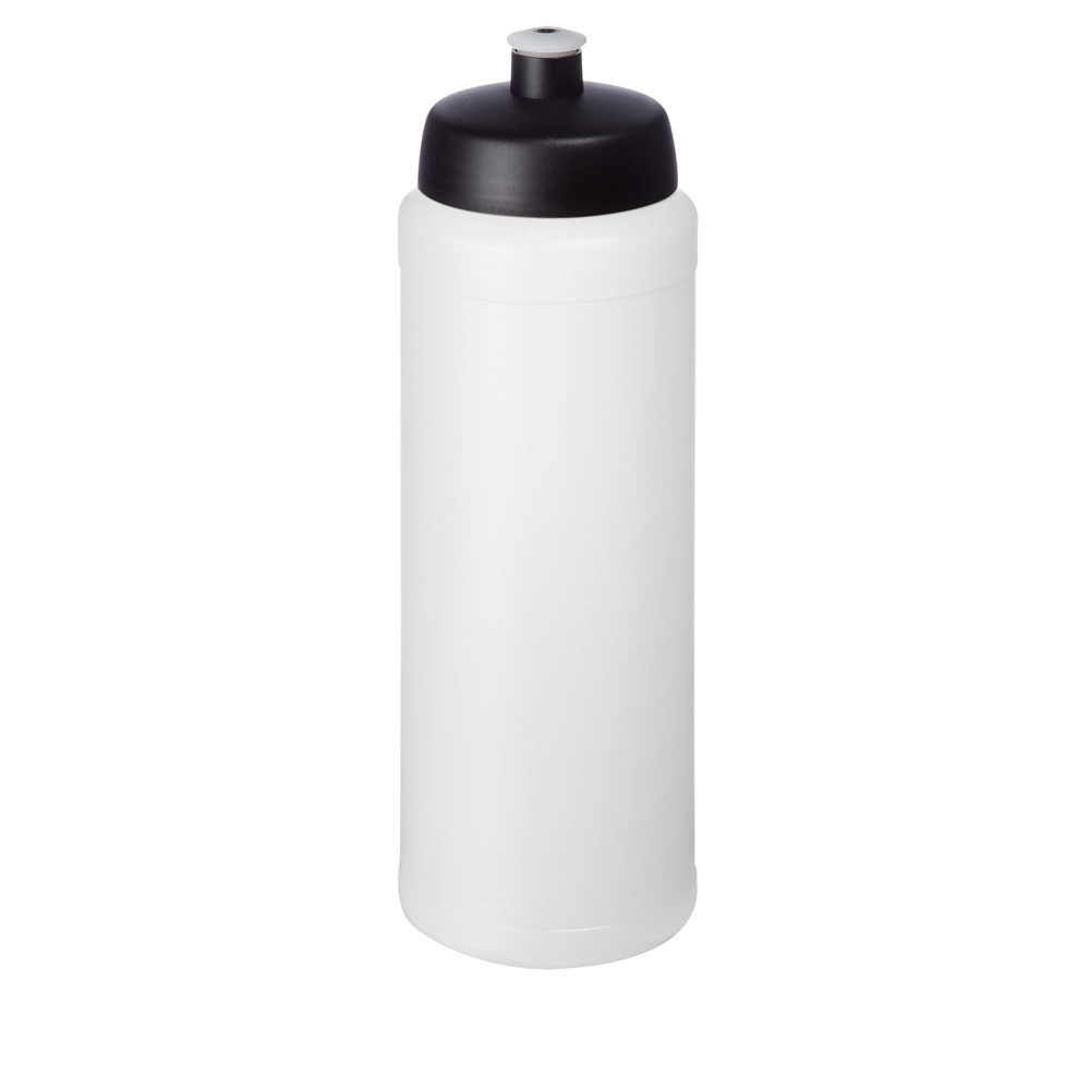 Baseline® Plus 750 ml drinkfles met sportdeksel - Transparent, Zwart