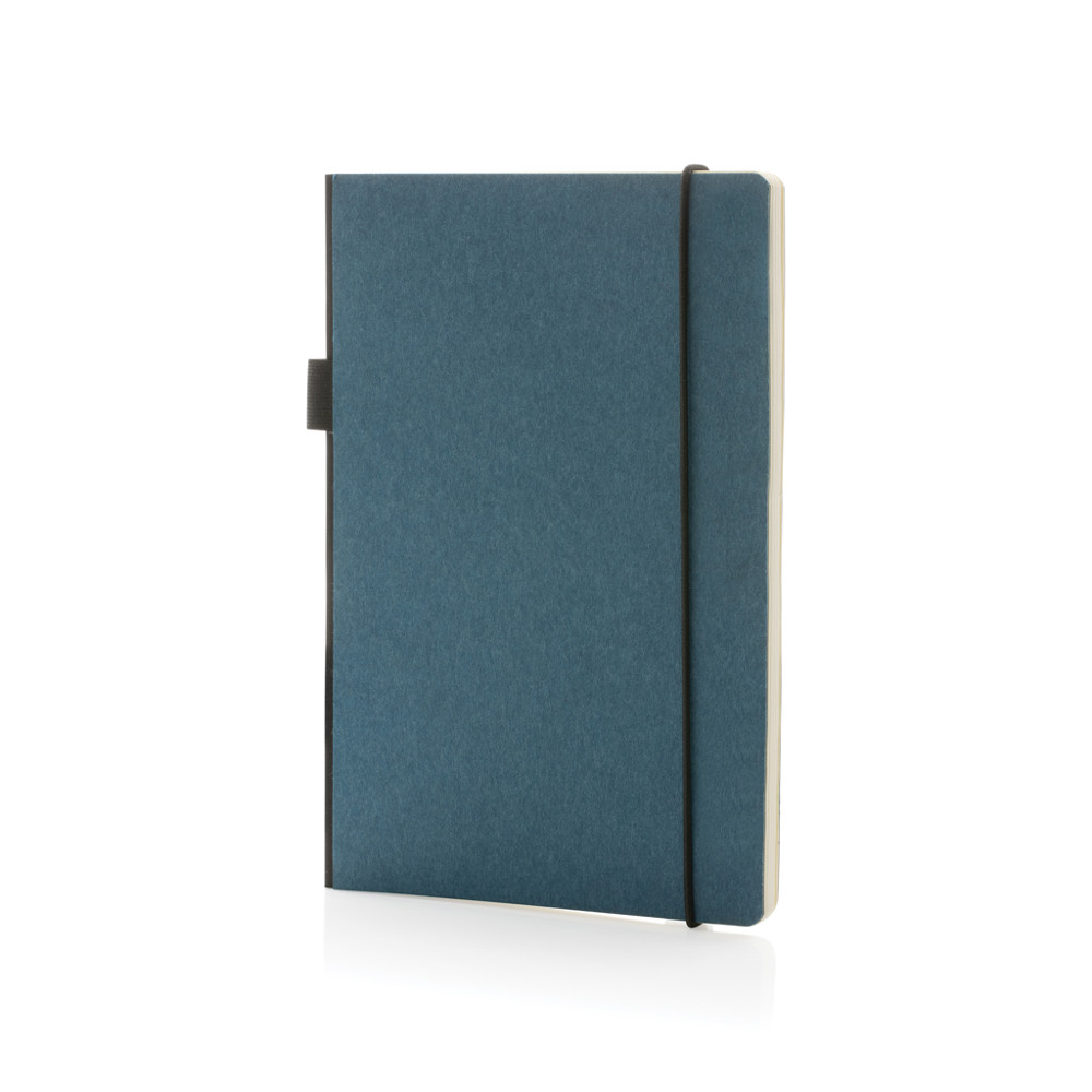 A5 deluxe kraft hardcover notitieboek - blauw (± PMS 5405)