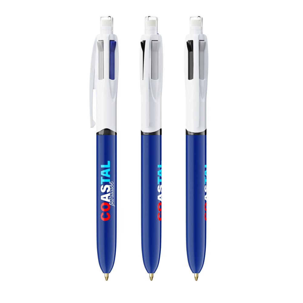 BIC® 4 Colours® 3+1 Inspire - Marineblauw