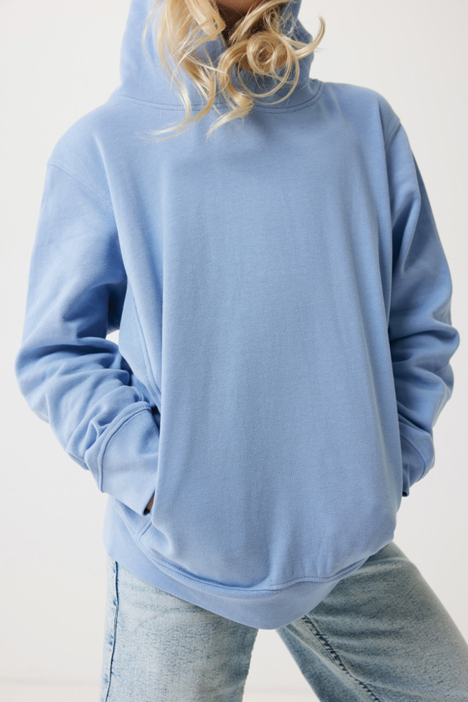 IQONIQ Yengo kids recycled katoen hoodie met steekzakken