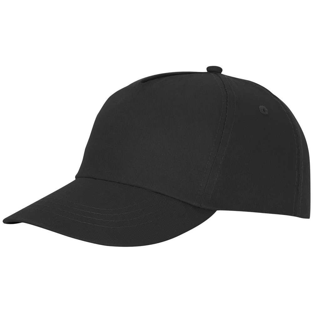 Feniks 175 g/m² 5 panel cap - Zwart