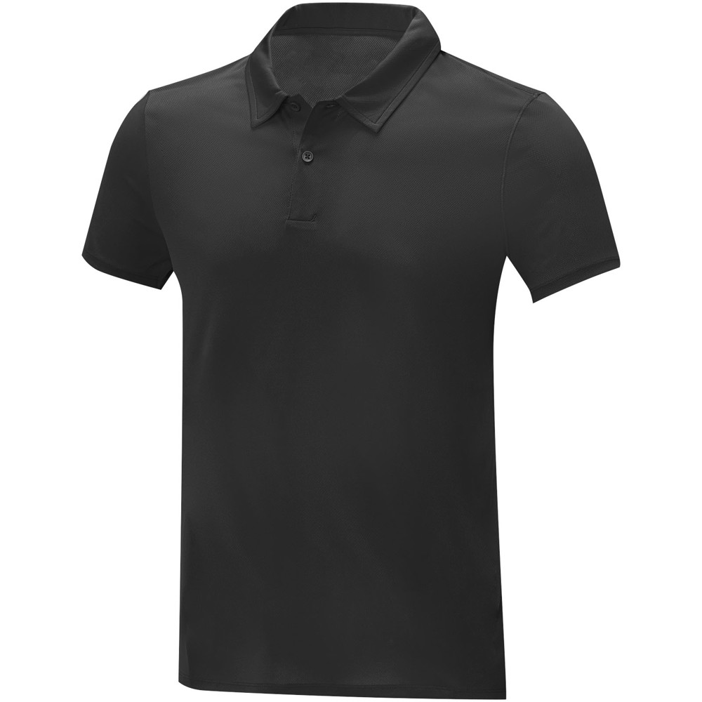 Deimos 105 g/m² coolfit herenpolo met korte mouwen - Zwart