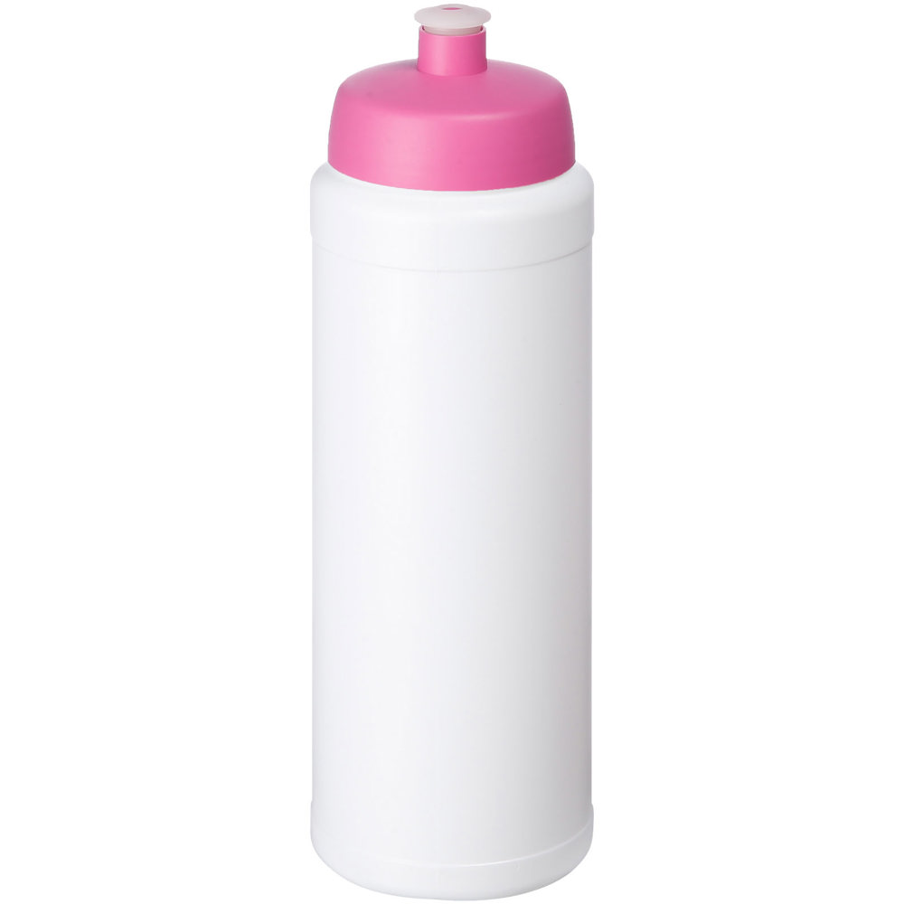 Baseline® Plus 750 ml drinkfles met sportdeksel - Wit, Roze