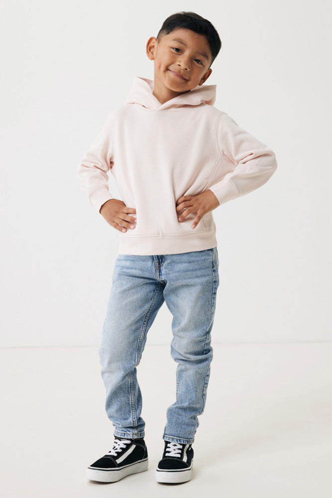 IQONIQ Yengo kids recycled katoen hoodie met steekzakken