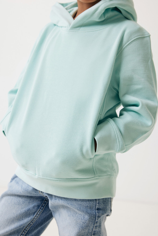 IQONIQ Yengo kids recycled katoen hoodie met steekzakken