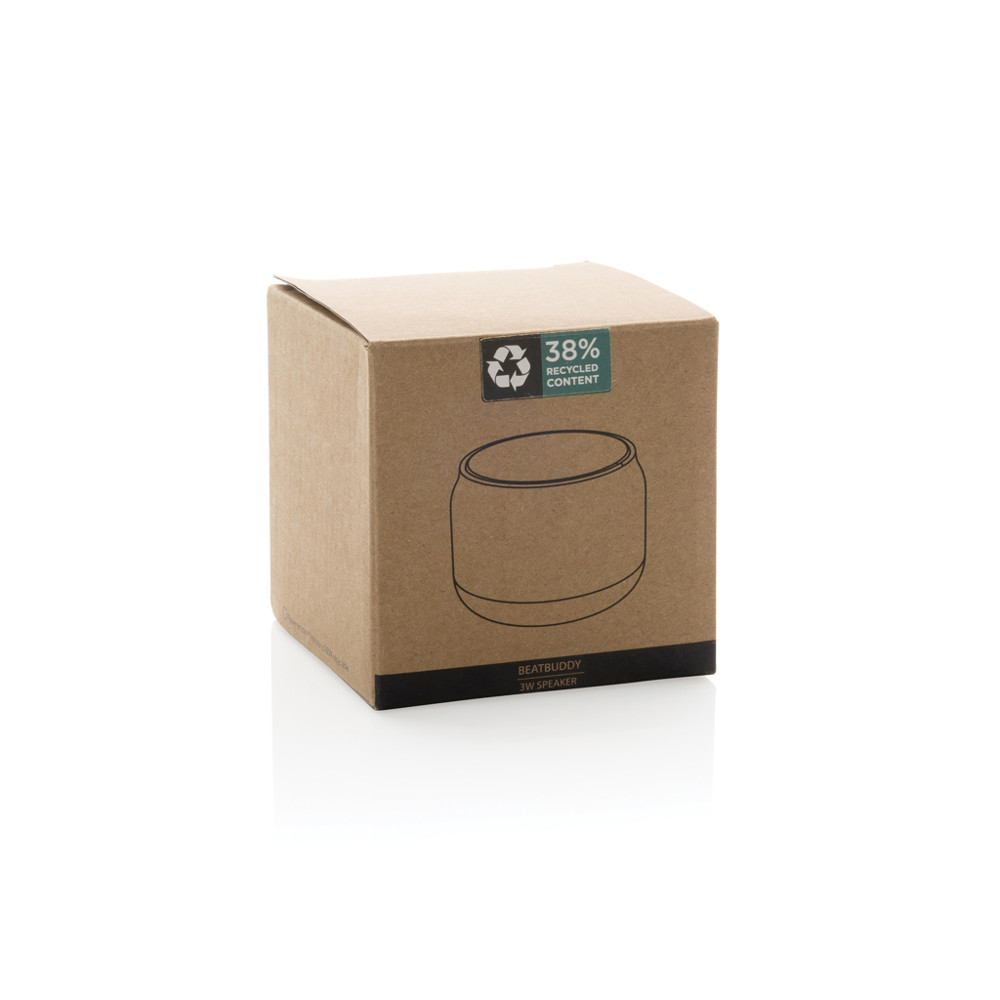 BeatBuddy gerecycled plastic 3W-luidspreker