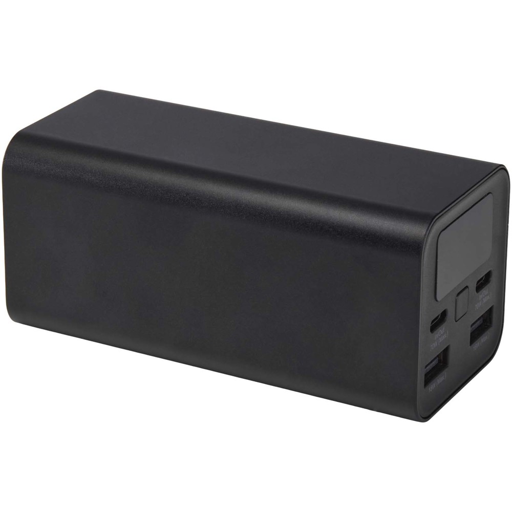 Acamar powerbank van 20.000 mAh 70 W voor laptops van gerecycled aluminium